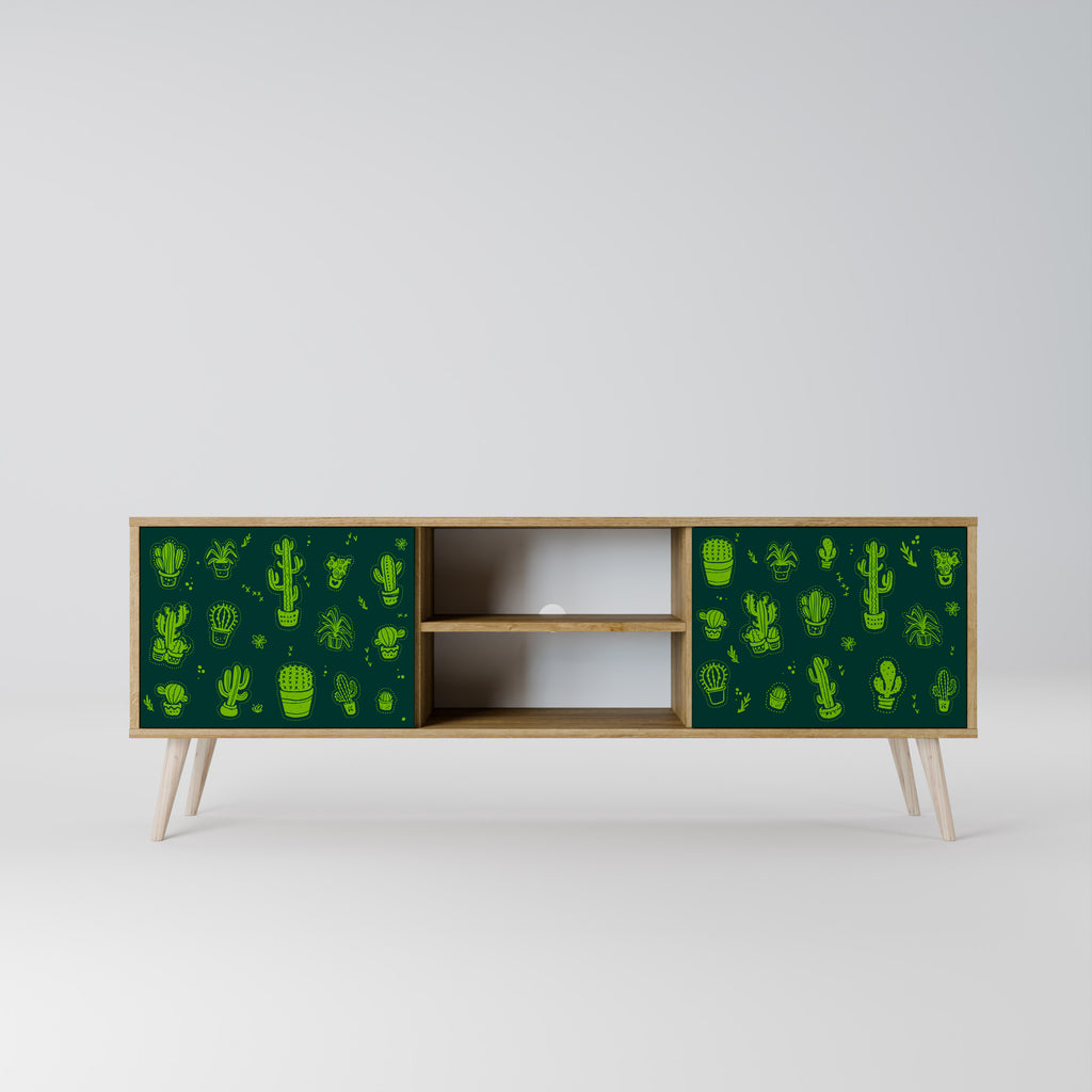DESERT GREEN 2-Door TV Cabinet