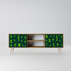 DESERT GREEN 2-Door TV Cabinet
