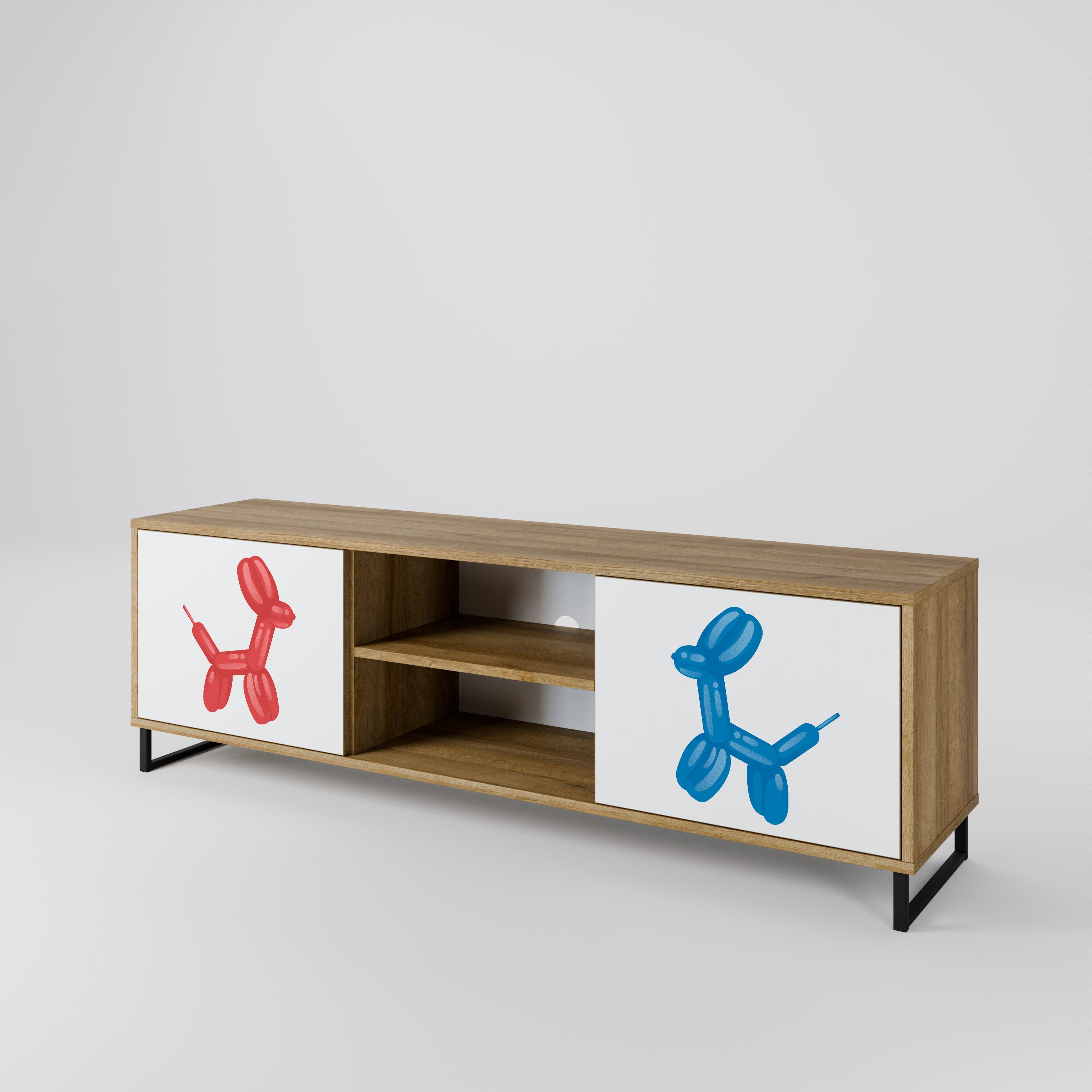 CHILDHOOD MEMORY 2-Door TV Cabinet