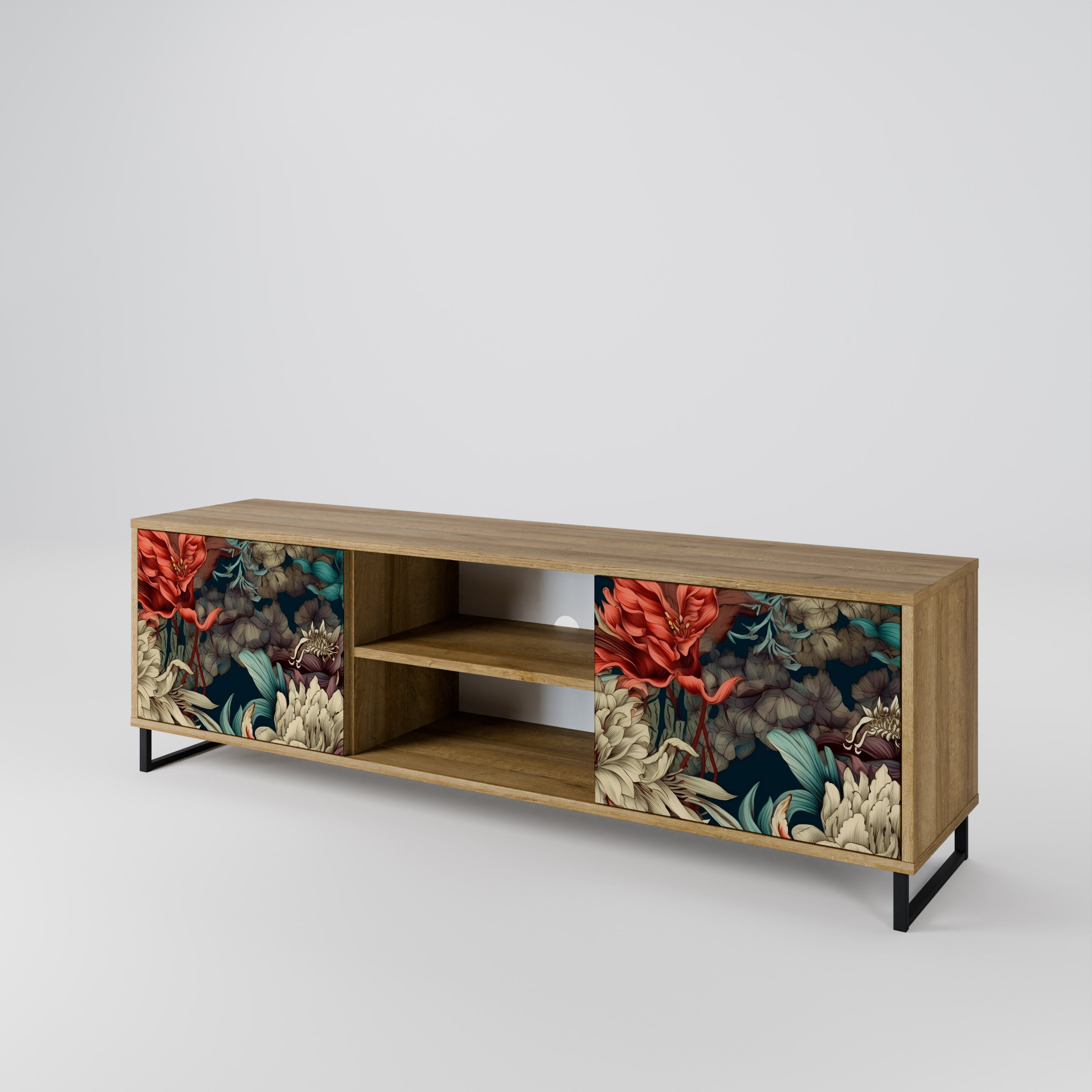 SPROUTING GRACE 2-Door TV Cabinet