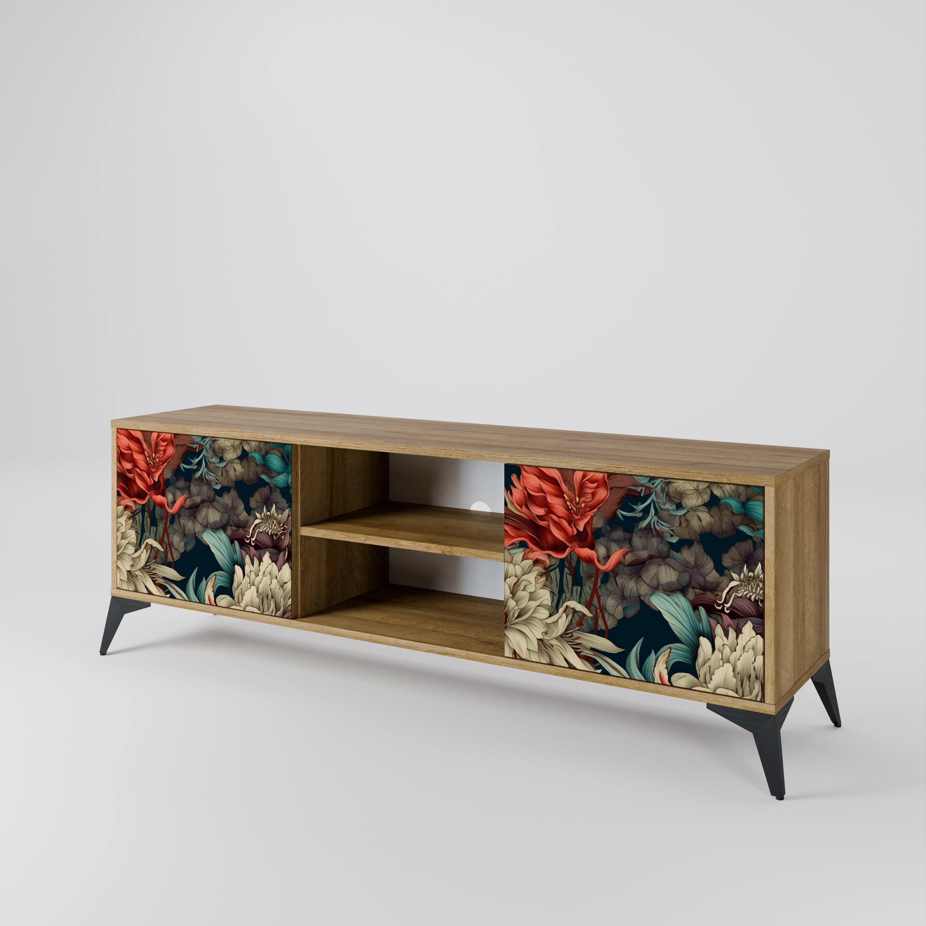 SPROUTING GRACE 2-Door TV Cabinet