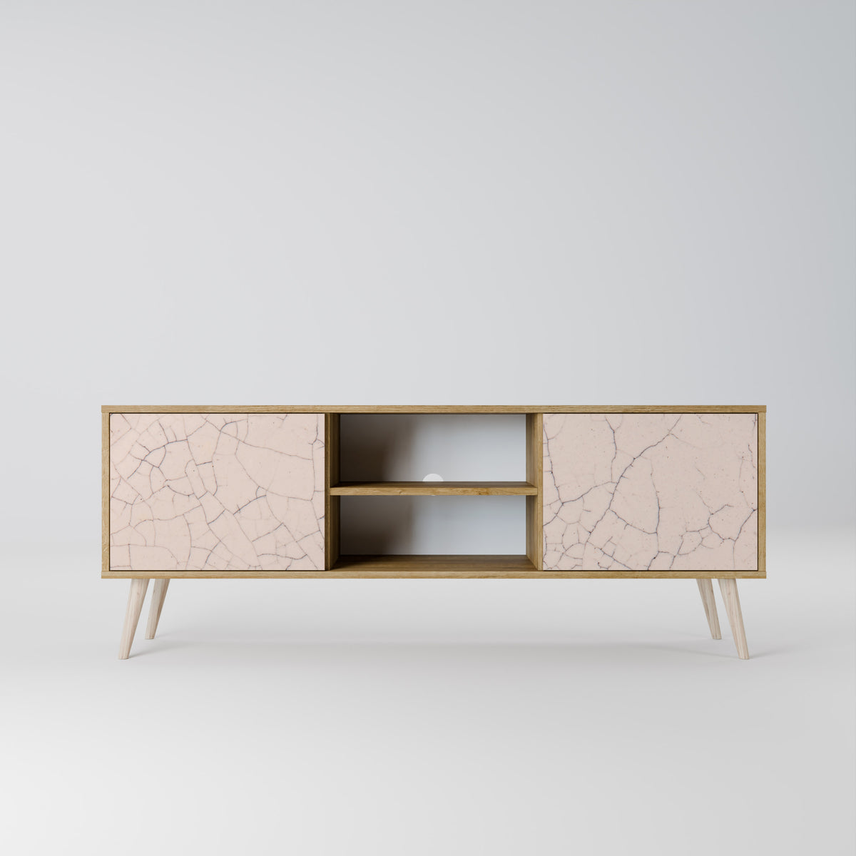 CERAMIC TEXTURE 2-Door TV Cabinet