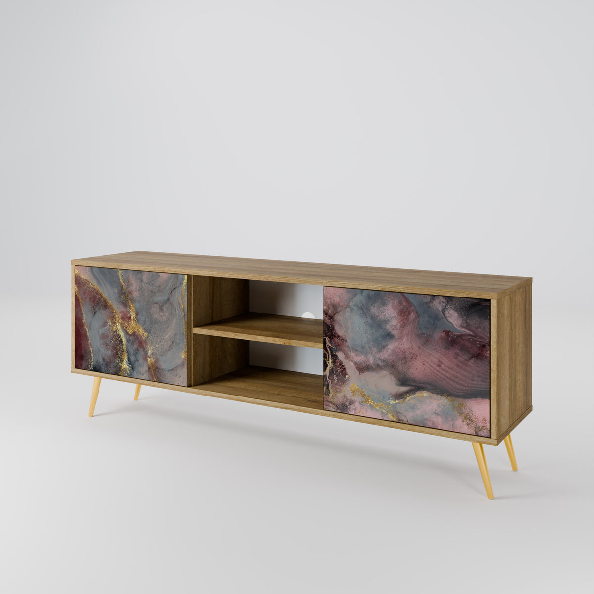 GOLDEN TIDES 2-Door TV Cabinet