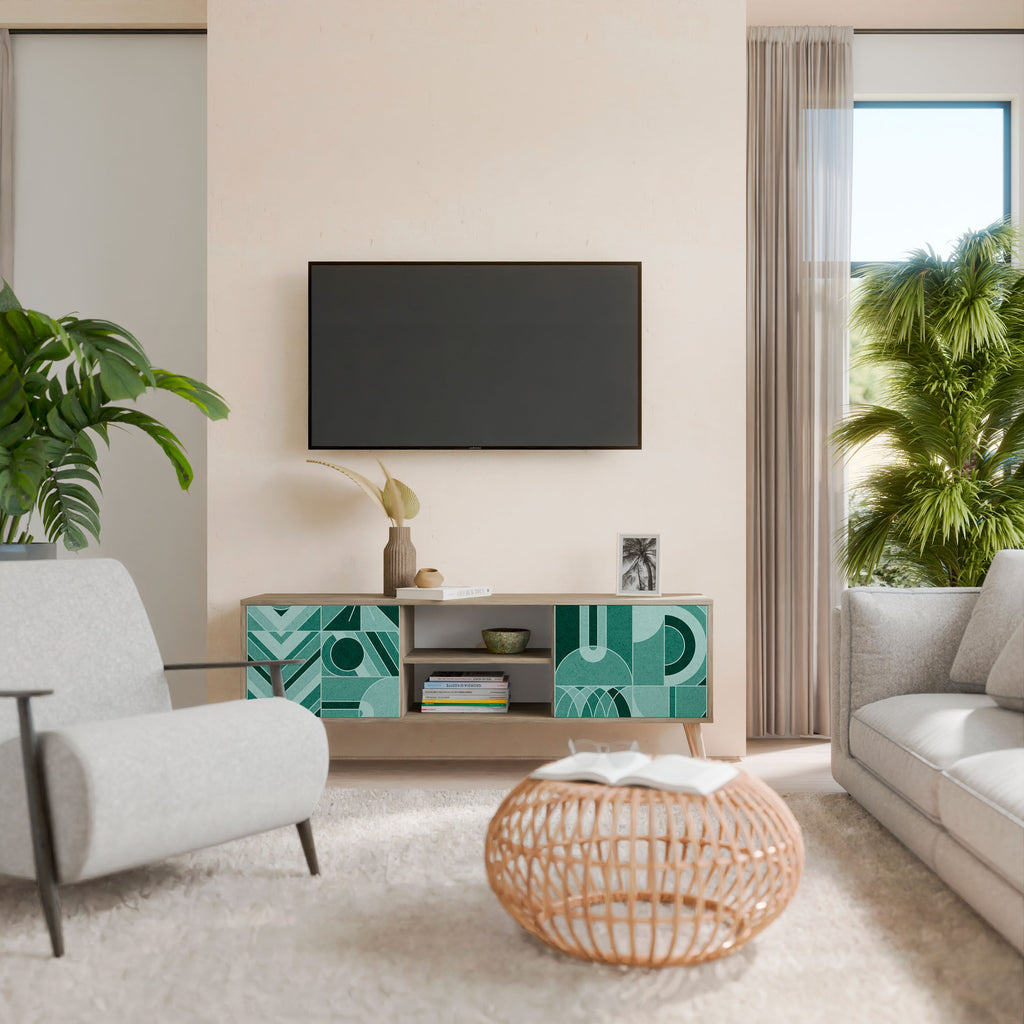 HARMONIC GRID Έπιπλο τηλεόρασης 2-θυρών