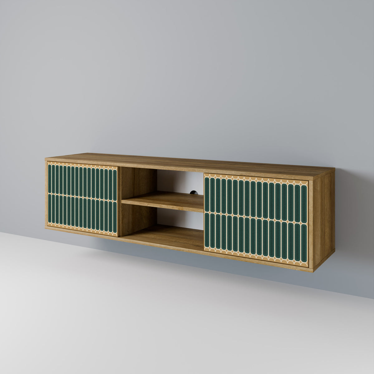 ILUSION GATE 2-Door TV Cabinet