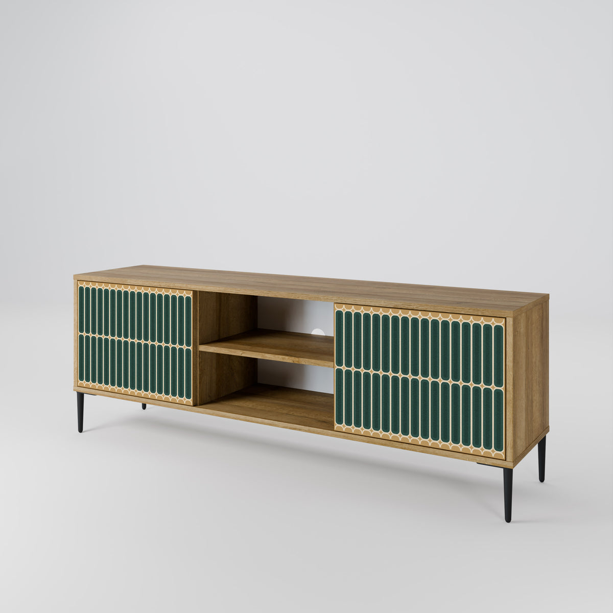 ILUSION GATE 2-Door TV Cabinet