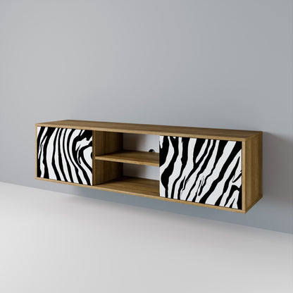 SPLENDID ZEBRA Έπιπλο τηλεόρασης 2-θυρών