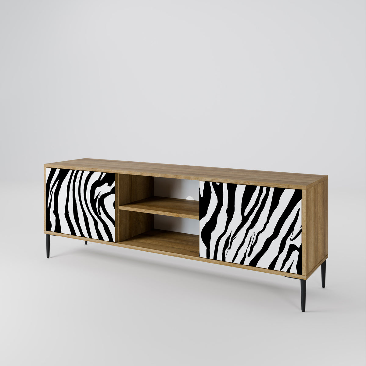 SPLENDID ZEBRA Έπιπλο τηλεόρασης 2-θυρών