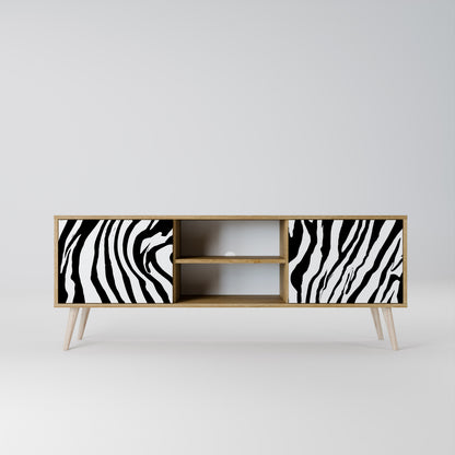 SPLENDID ZEBRA Έπιπλο τηλεόρασης 2-θυρών