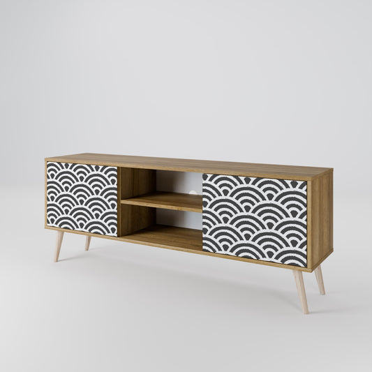 GLOOMY HOST 2-Door TV Cabinet
