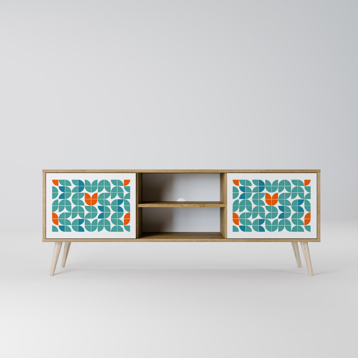 BE THE CHANGE Έπιπλο τηλεόρασης 2-θυρών