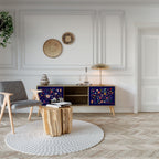 FLORAL COMBINATION Έπιπλο τηλεόρασης 2-θυρών