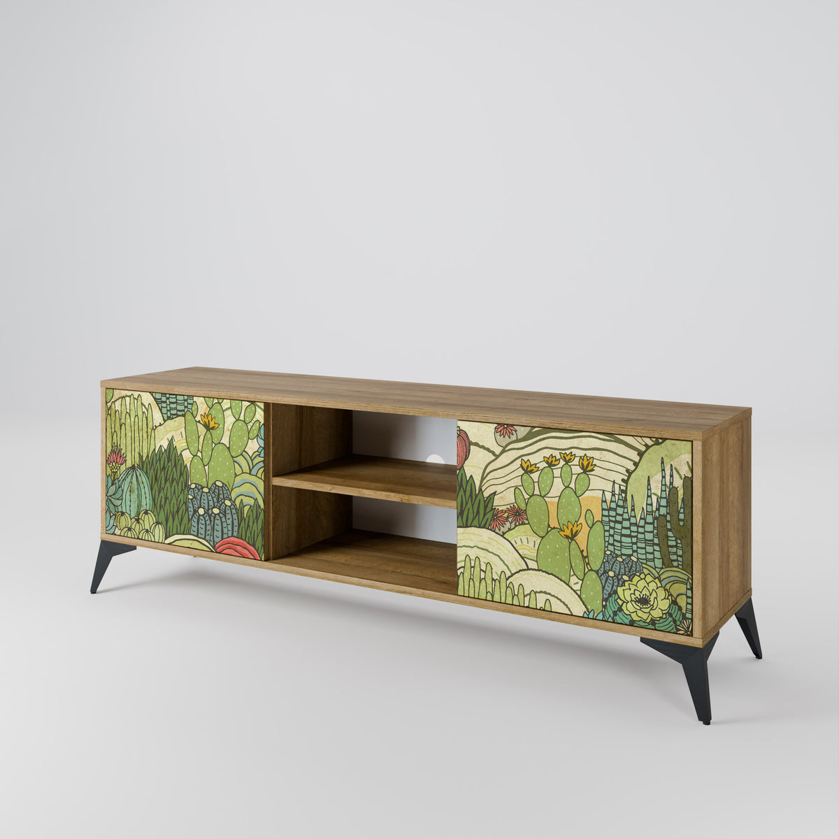 SUCCULENTS KALEIDOSCOPE Έπιπλο τηλεόρασης 2-θυρών