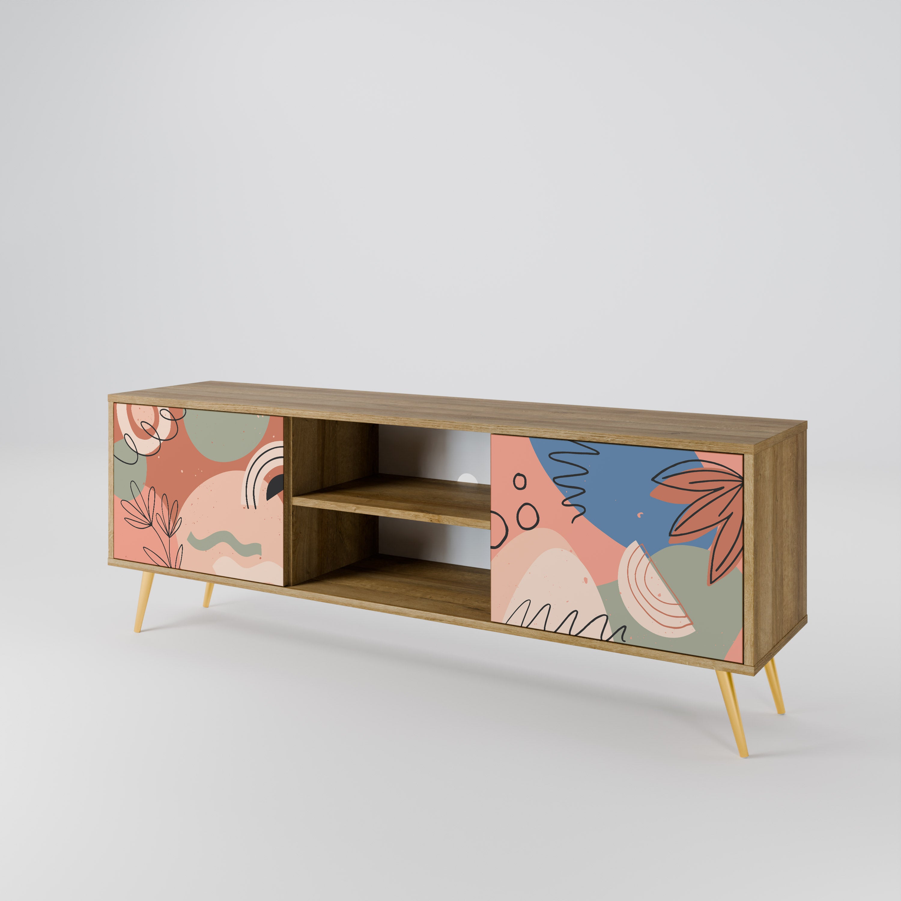 PASTEL DESTINY 2-Door TV Cabinet