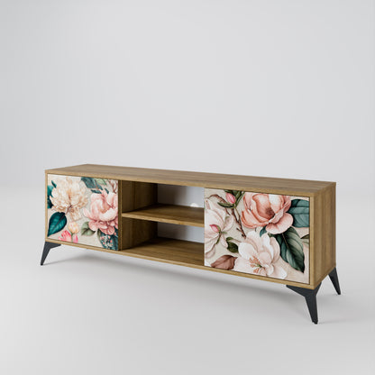 FLORAL GRACE Έπιπλο τηλεόρασης 2-θυρών