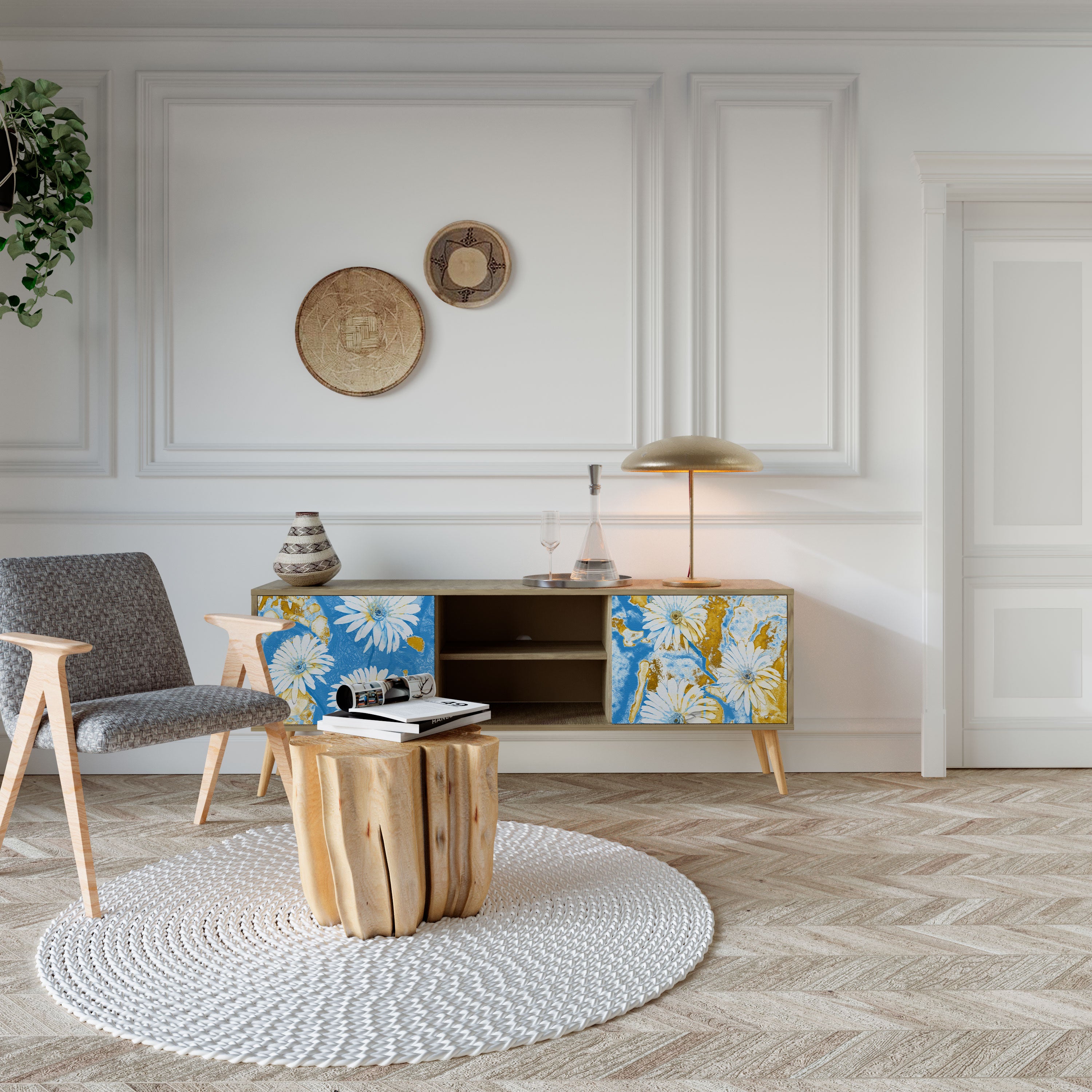 DAISY LUXE 2-Door TV Cabinet