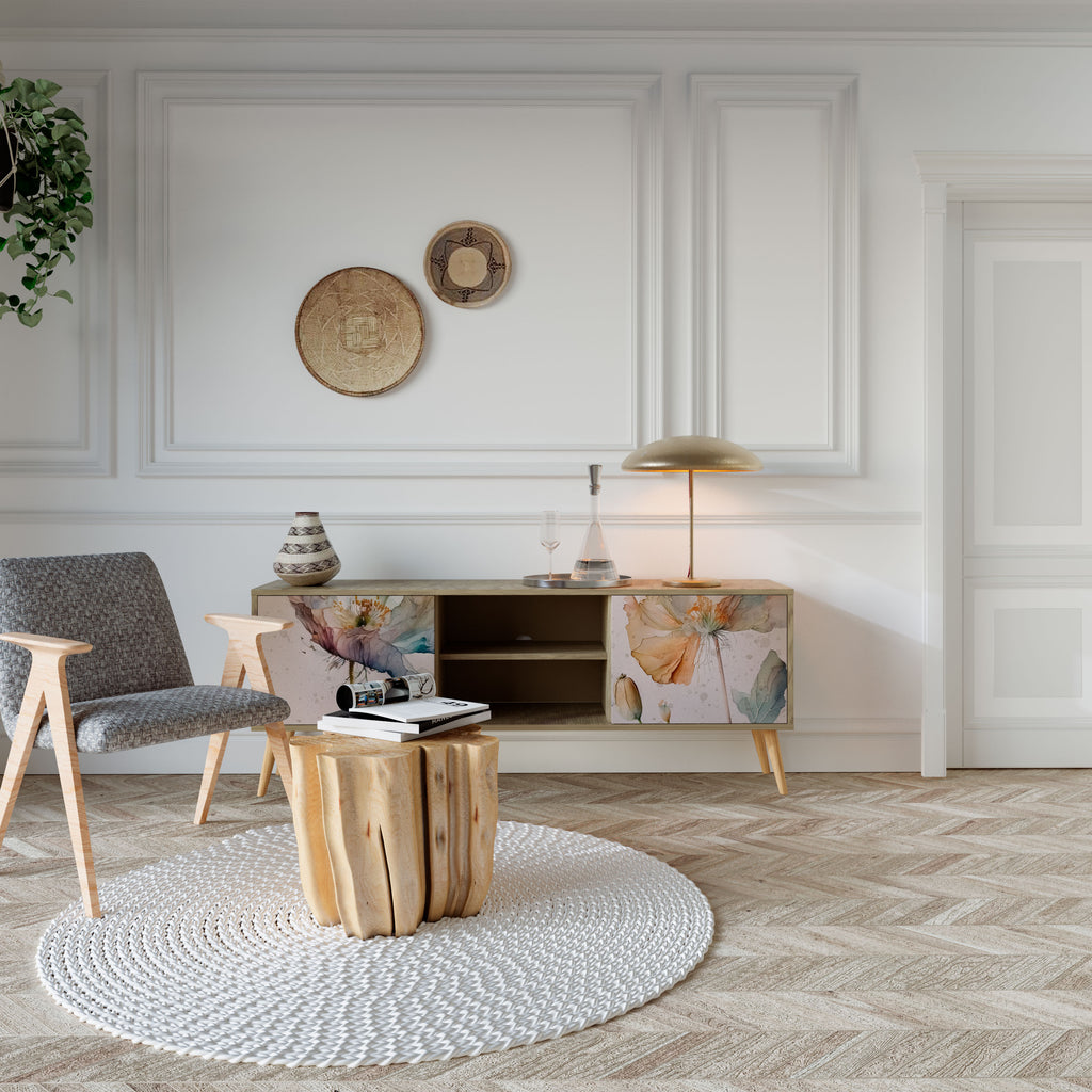 SOFTEN POPPY 2-Door TV Cabinet