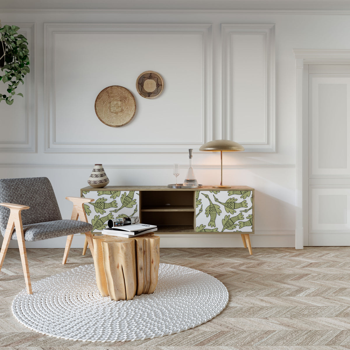 SEEDLING SONGBIRD Έπιπλο τηλεόρασης 2-θυρών