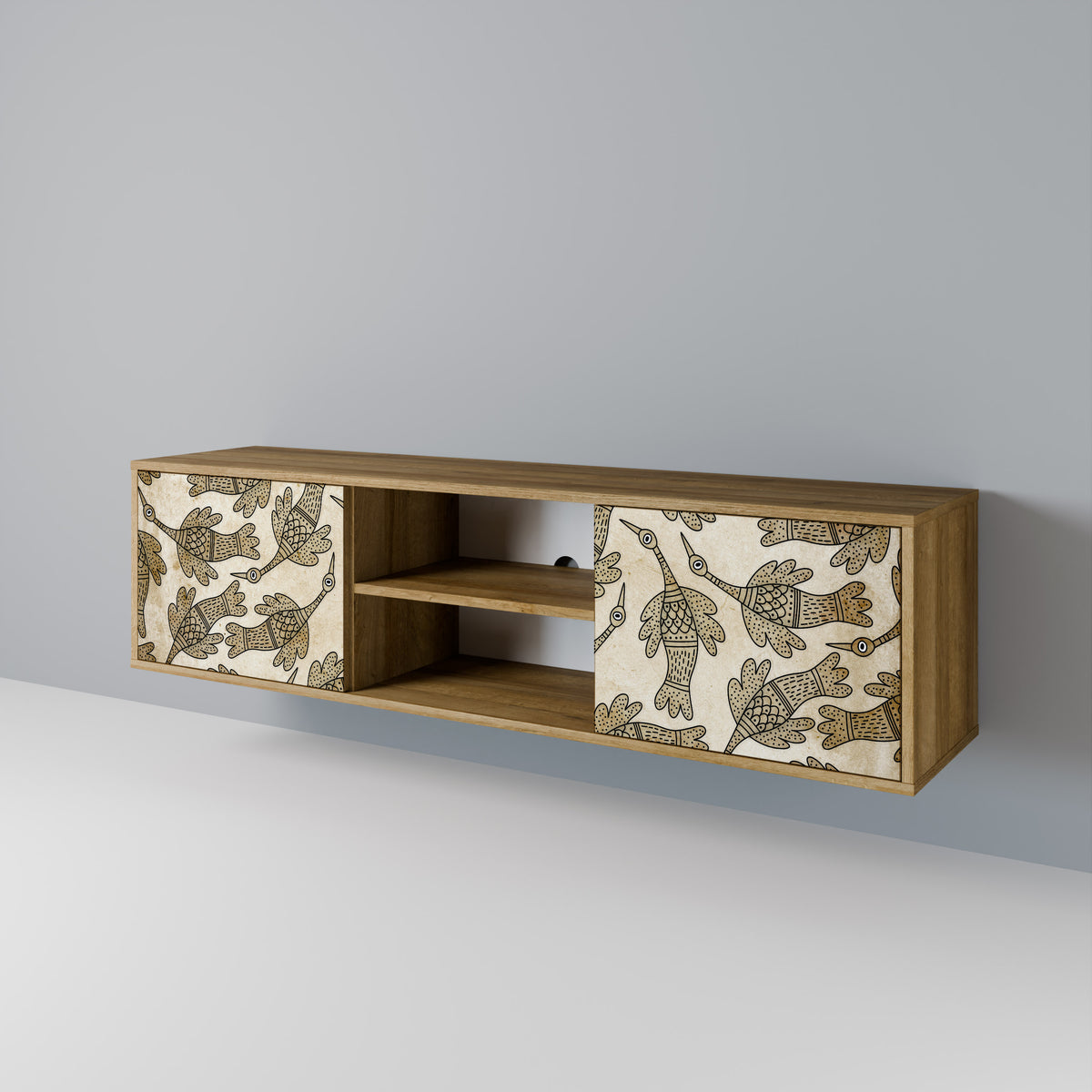 ALMONDINE SONGBIRD Έπιπλο τηλεόρασης 2-θυρών