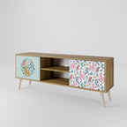COLORFUL ALPACAS 2-Door TV Cabinet