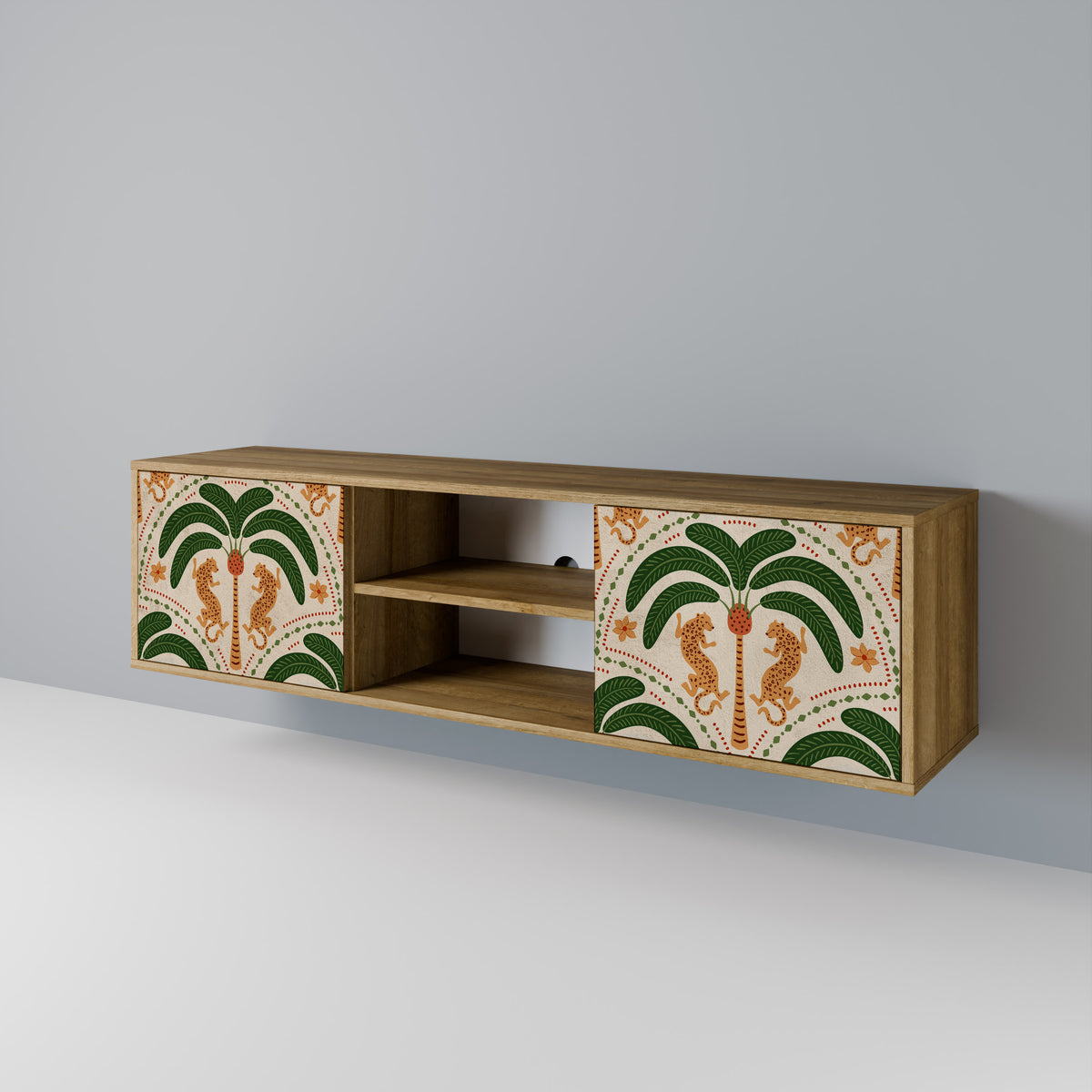 DANCING PREDATORS Έπιπλο τηλεόρασης 2-θυρών