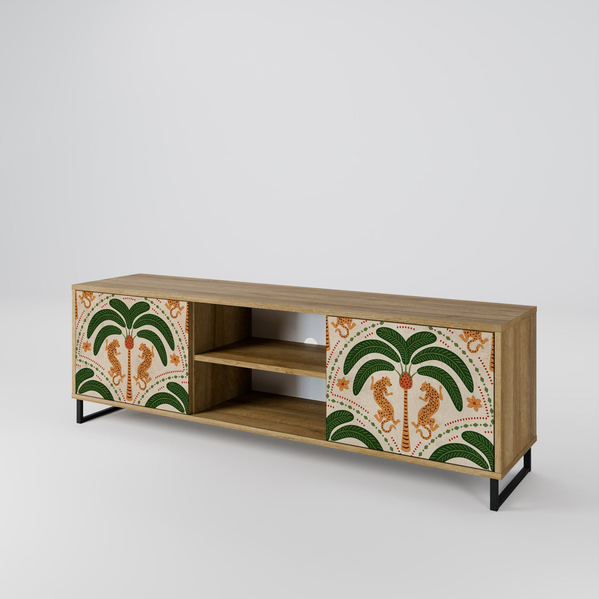 DANCING PREDATORS Έπιπλο τηλεόρασης 2-θυρών