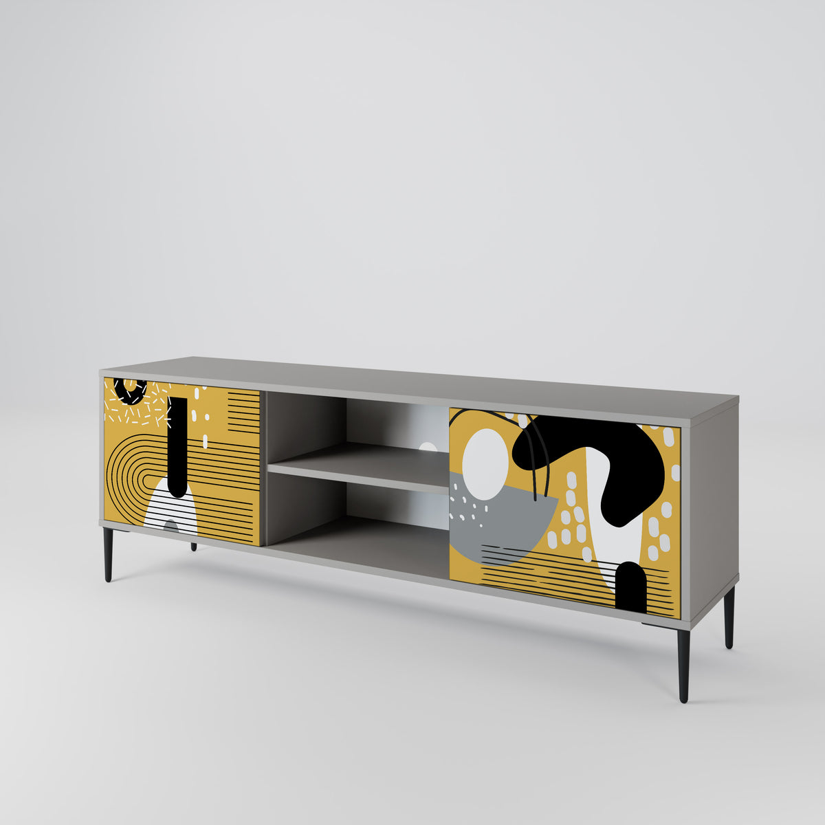 SHAPESHIFT SYMPHONY 2-Door TV Cabinet