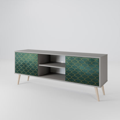 TESSELATED GREENERY Έπιπλο τηλεόρασης 2-θυρών