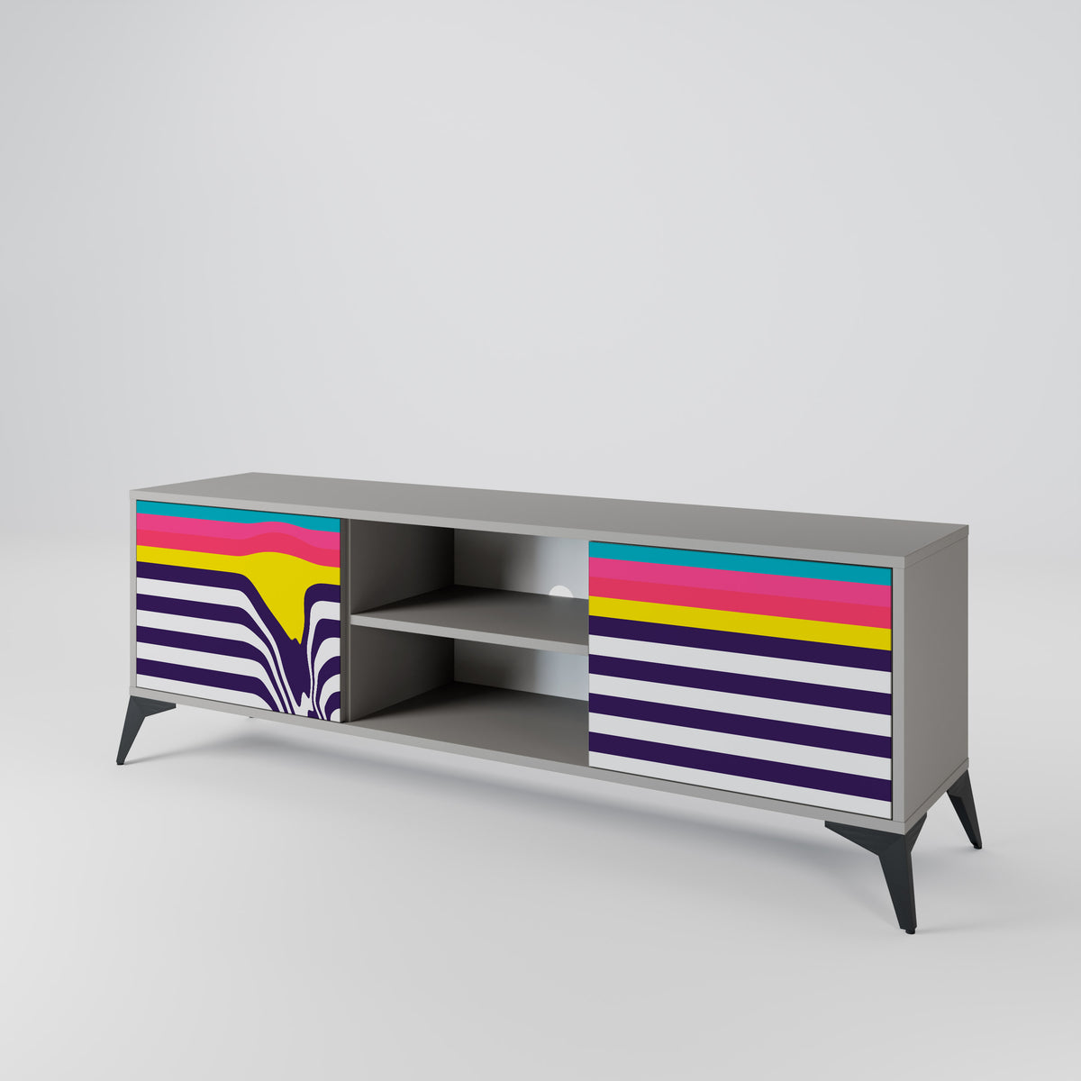 TONE COLLAPSE 2-Door TV Cabinet