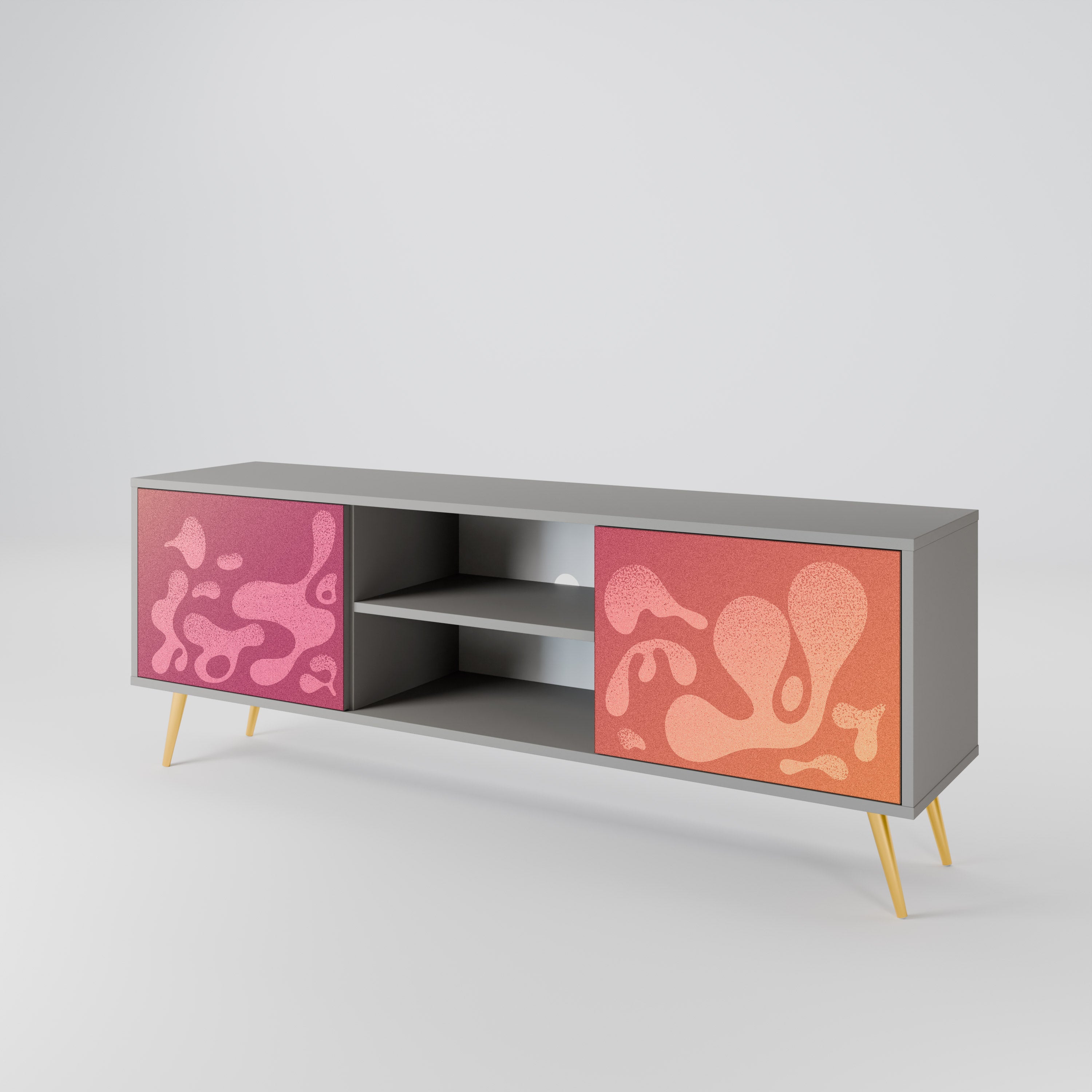IRREGULAR PINK 2-Door TV Cabinet