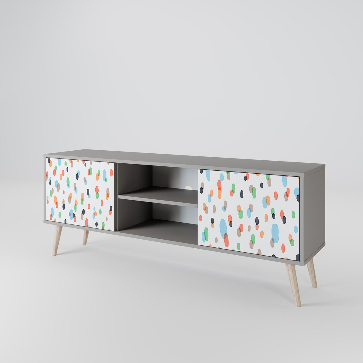 ENERGETIC SPOTS 2-Door TV Cabinet