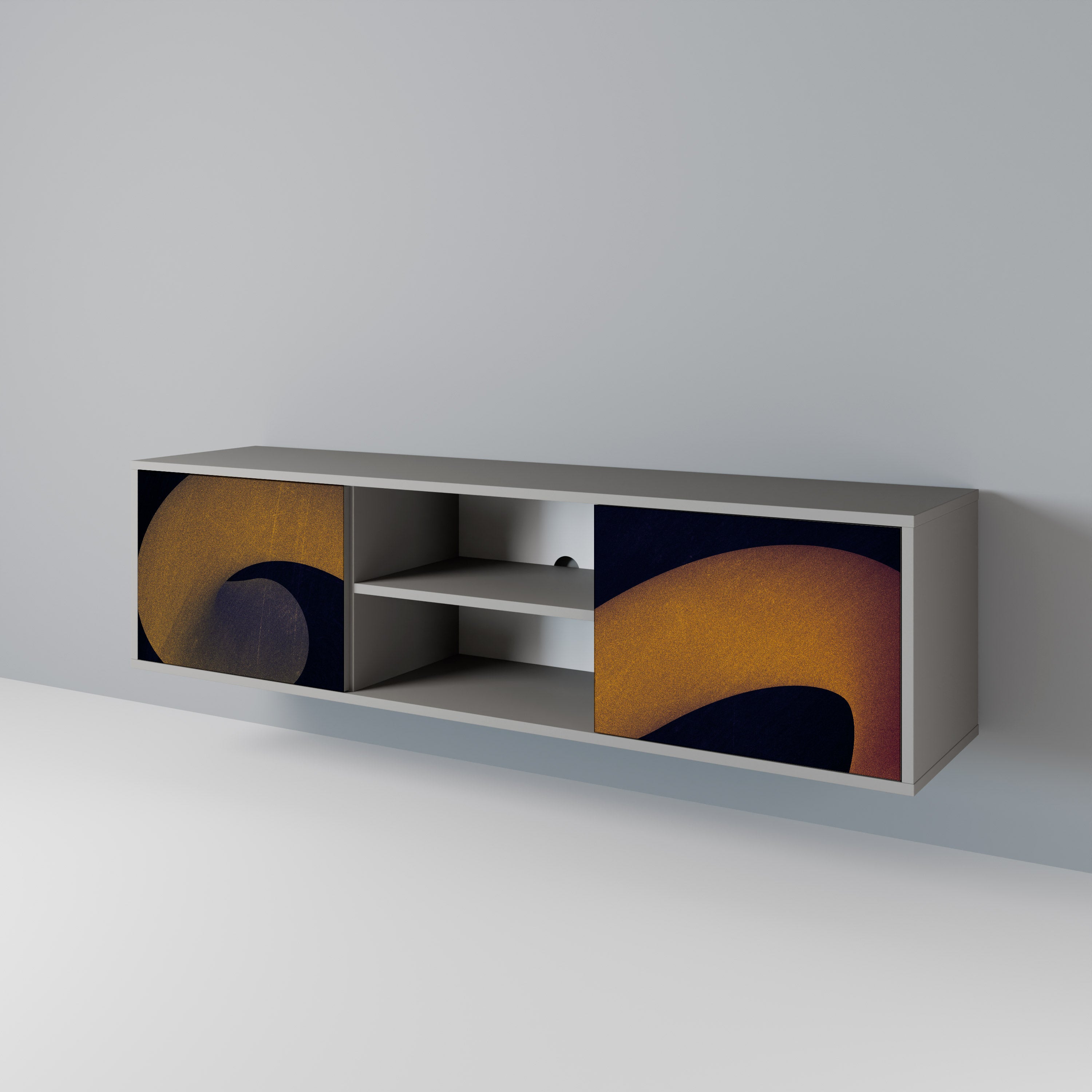 HOLLOW TIME 2-Door TV Cabinet