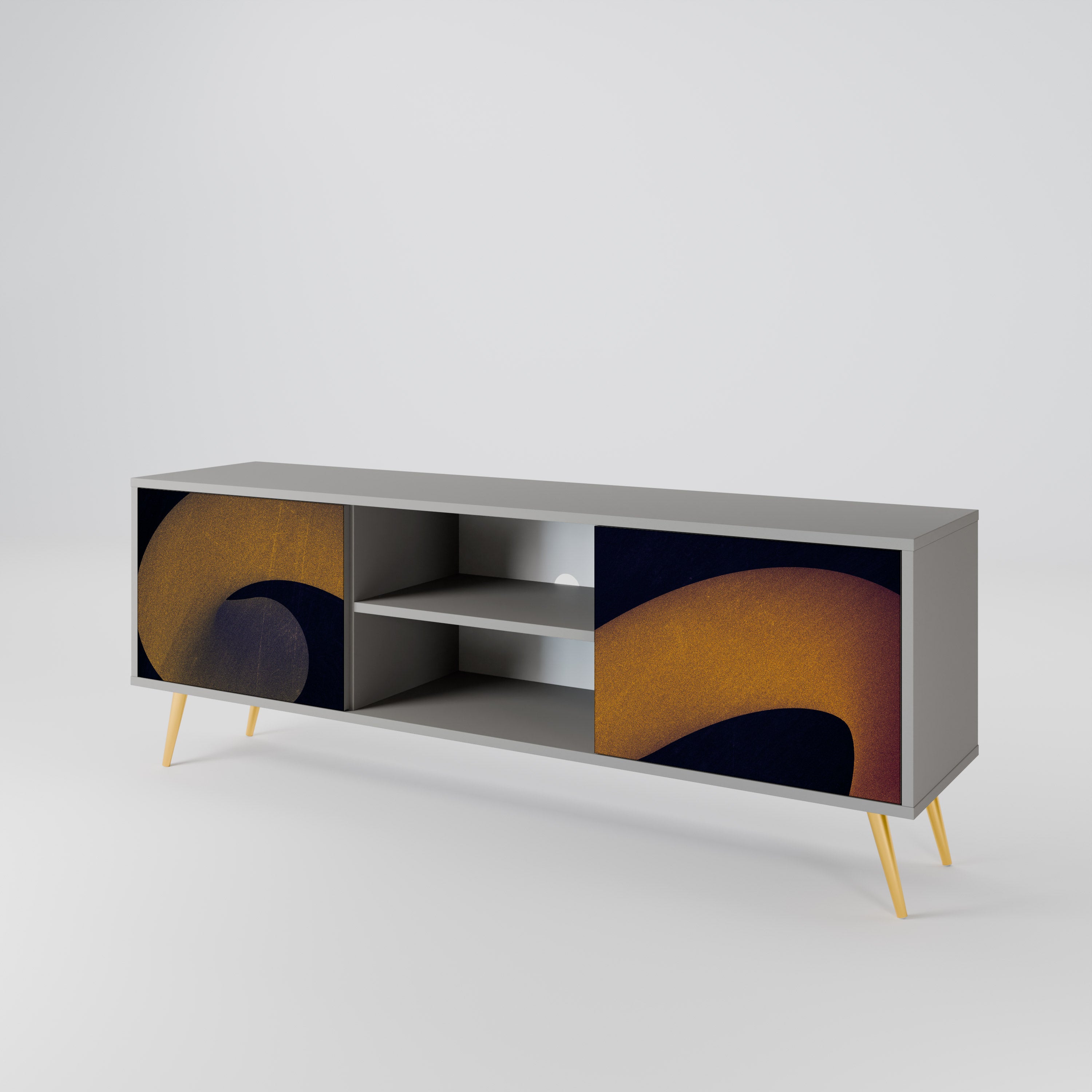 HOLLOW TIME 2-Door TV Cabinet