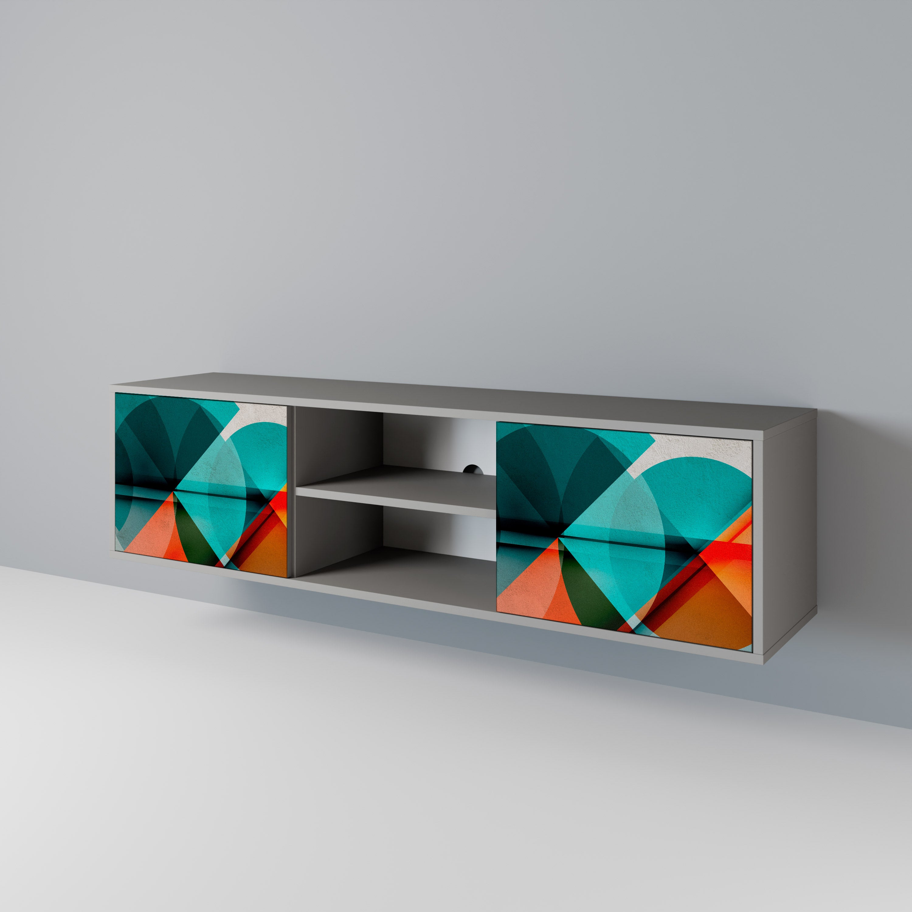 CIRCULAR RHAPSODY Έπιπλο τηλεόρασης 2-θυρών