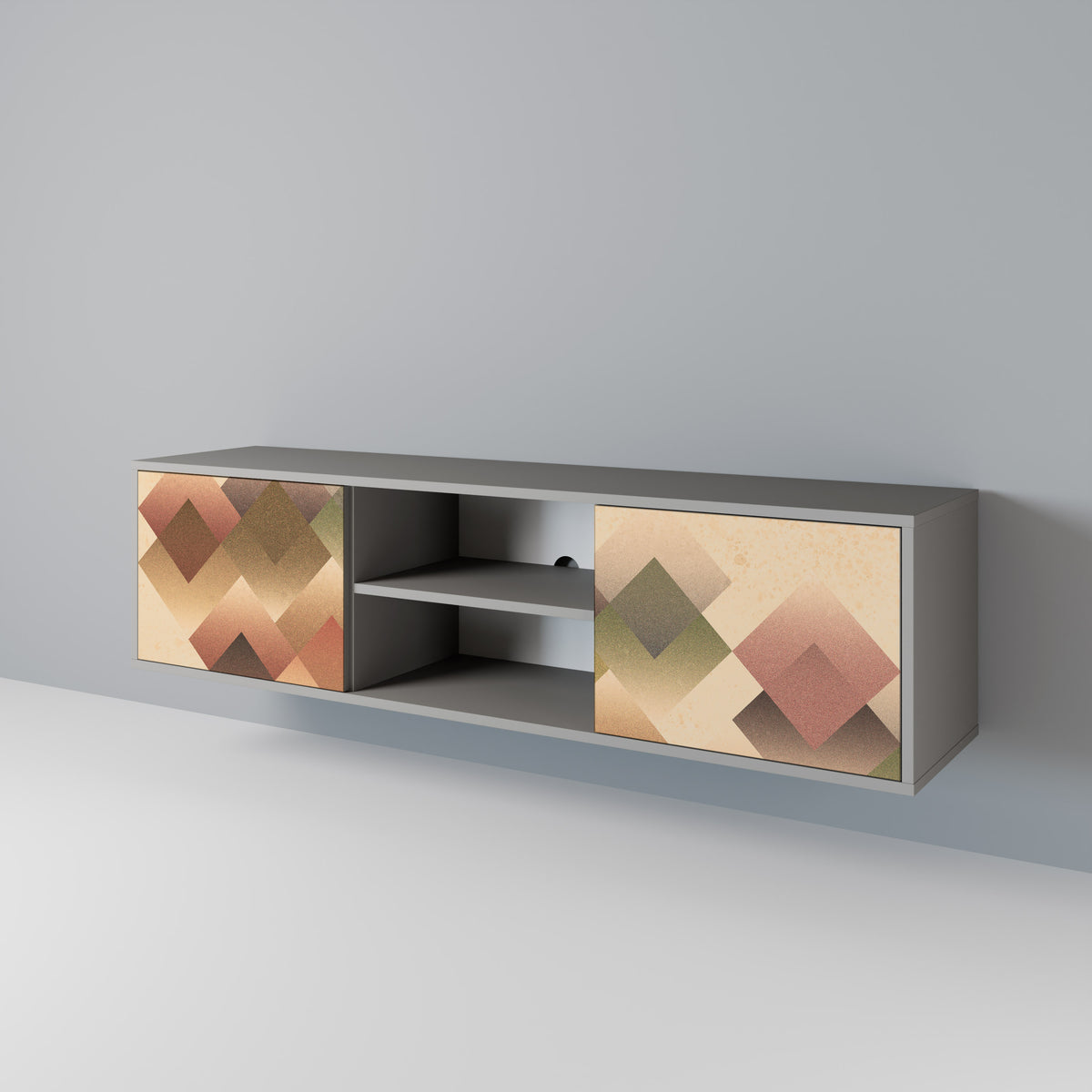 GEOMETRIC FUSION Έπιπλο τηλεόρασης 2-θυρών