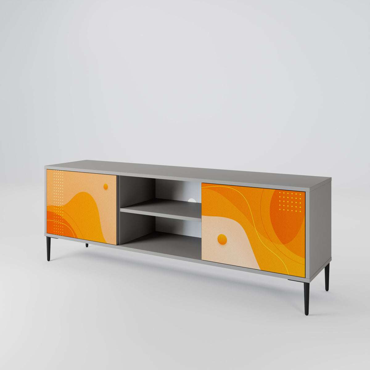 ORANGE ARRANGEMENT Έπιπλο τηλεόρασης 2-θυρών