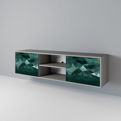 POLYGONAL FLOATING Έπιπλο τηλεόρασης 2-θυρών