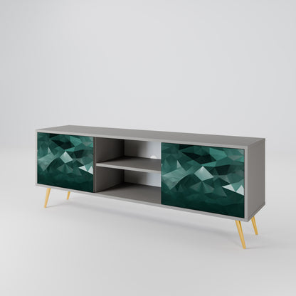 POLYGONAL FLOATING Έπιπλο τηλεόρασης 2-θυρών