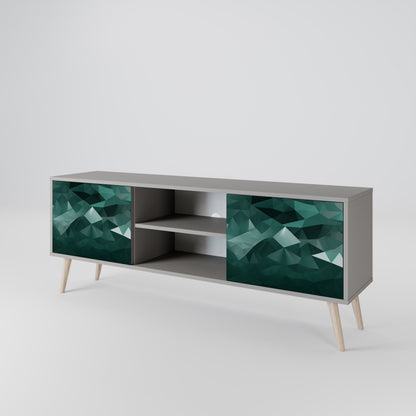 POLYGONAL FLOATING Έπιπλο τηλεόρασης 2-θυρών