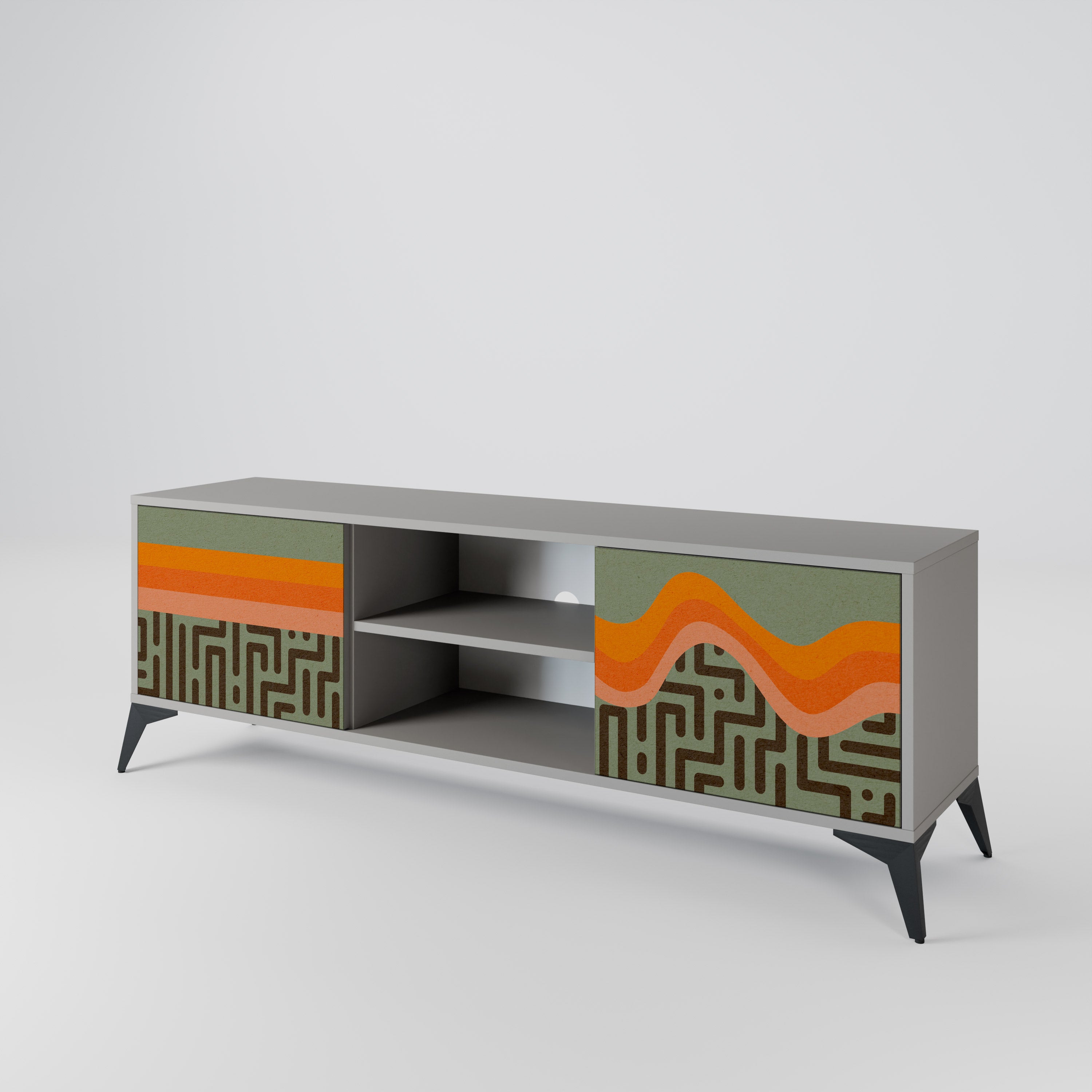 SIMPLE SOLUTIONS Έπιπλο τηλεόρασης 2-θυρών