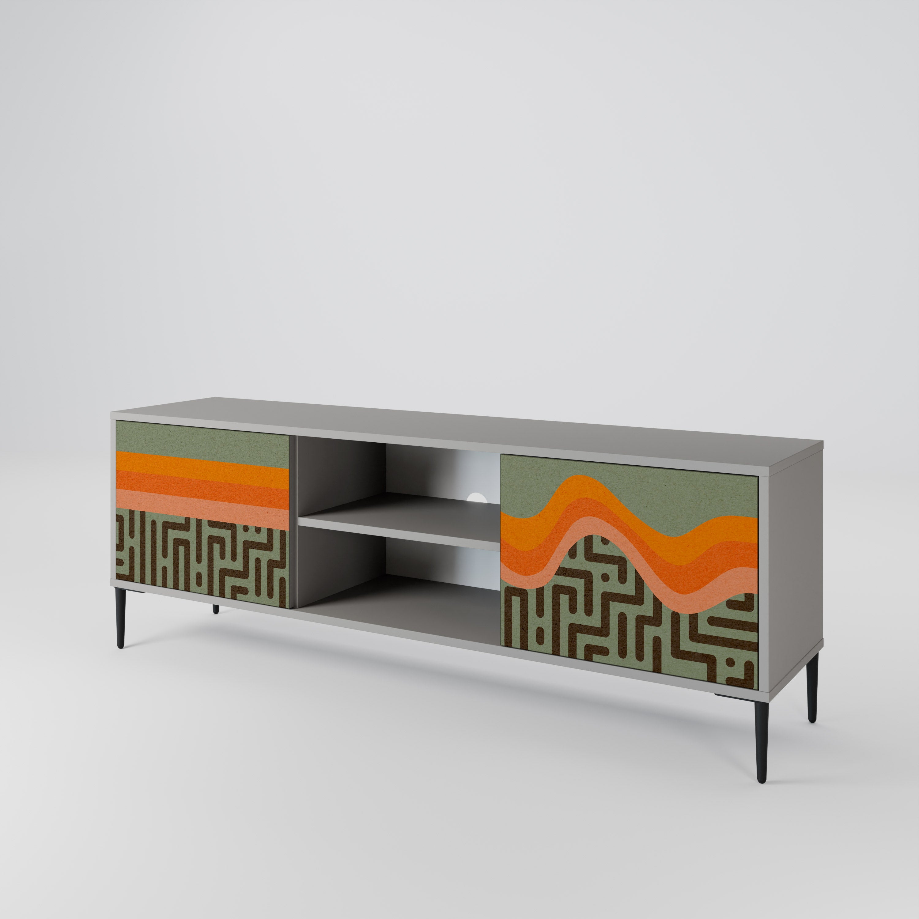 SIMPLE SOLUTIONS Έπιπλο τηλεόρασης 2-θυρών