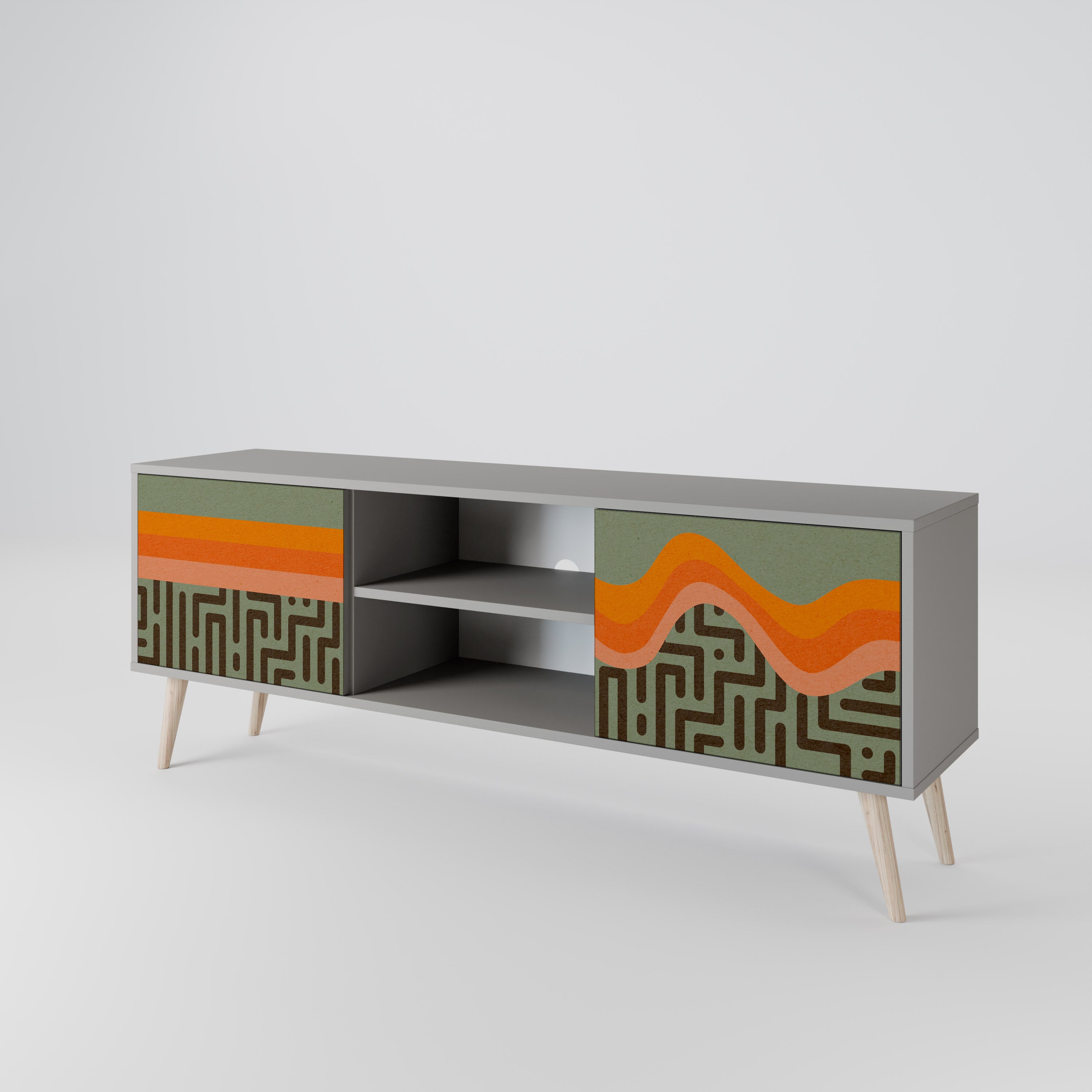 SIMPLE SOLUTIONS Έπιπλο τηλεόρασης 2-θυρών