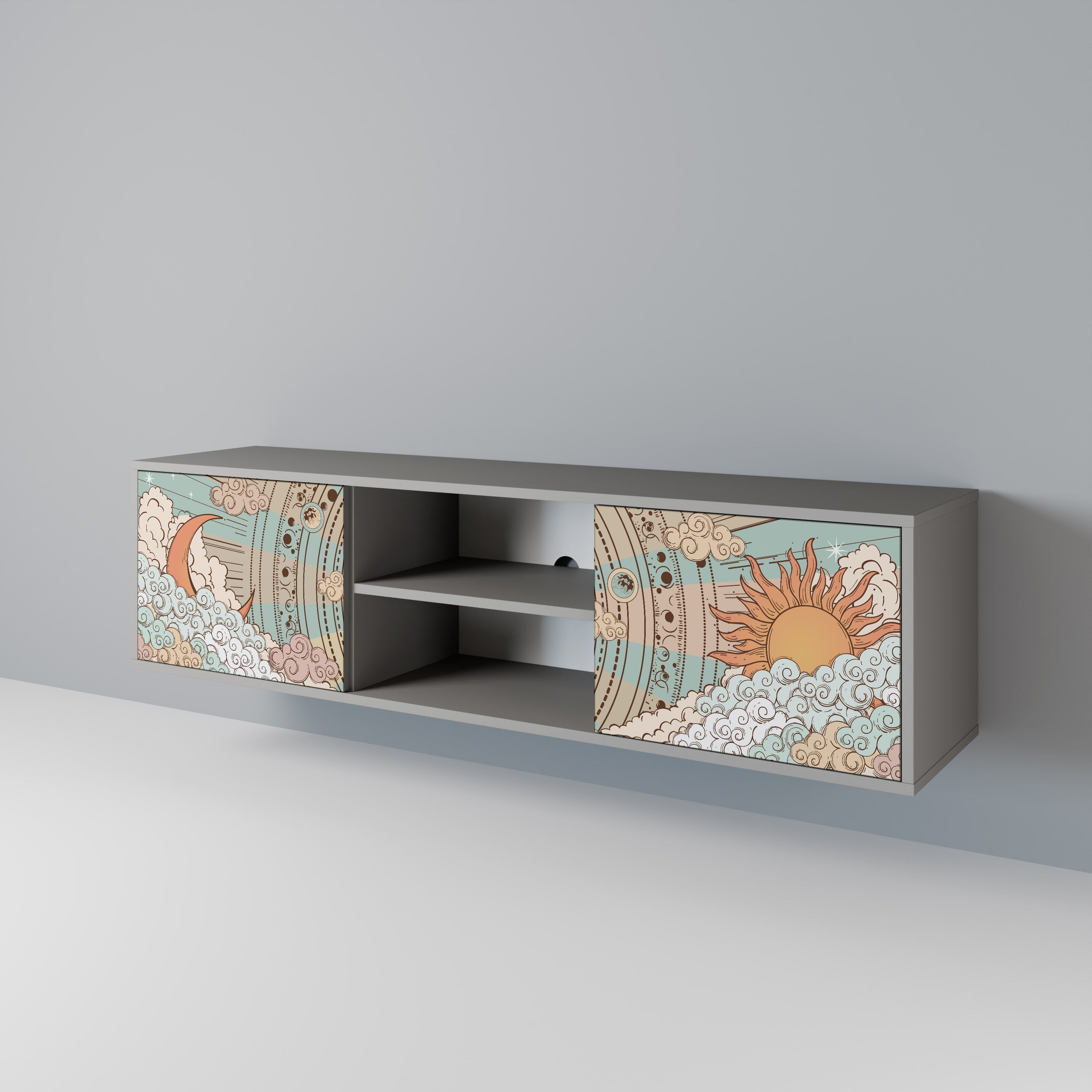 MYSTICAL STRUCTURE Έπιπλο τηλεόρασης 2-θυρών