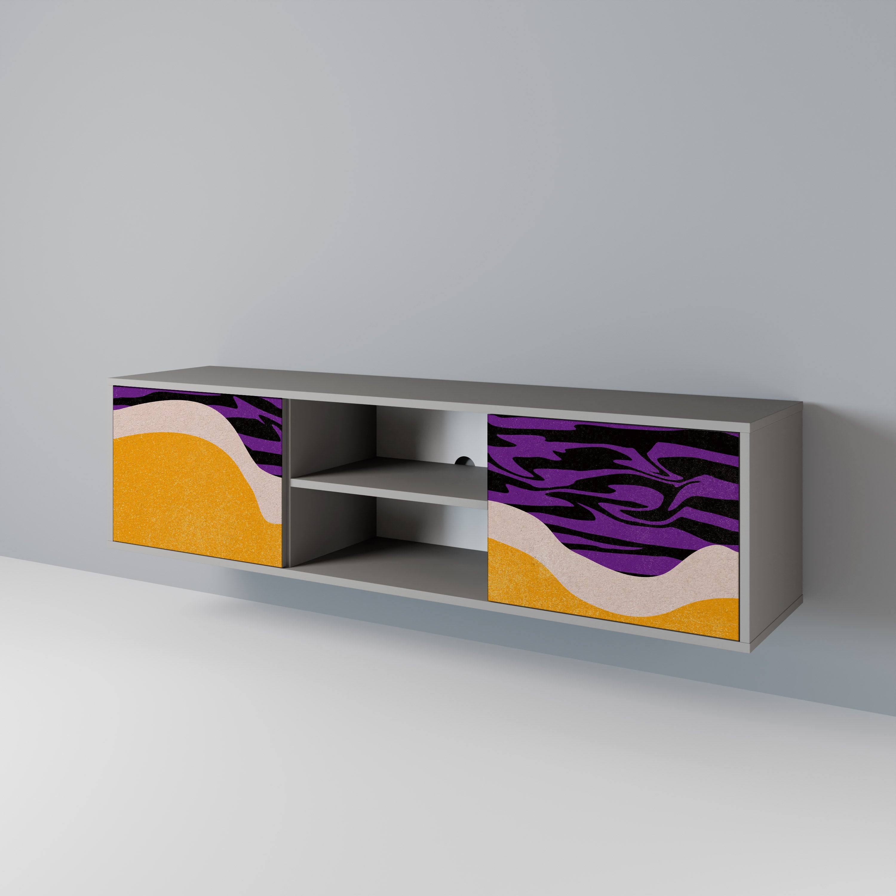INDEPENDENT BORDER Έπιπλο τηλεόρασης 2-θυρών