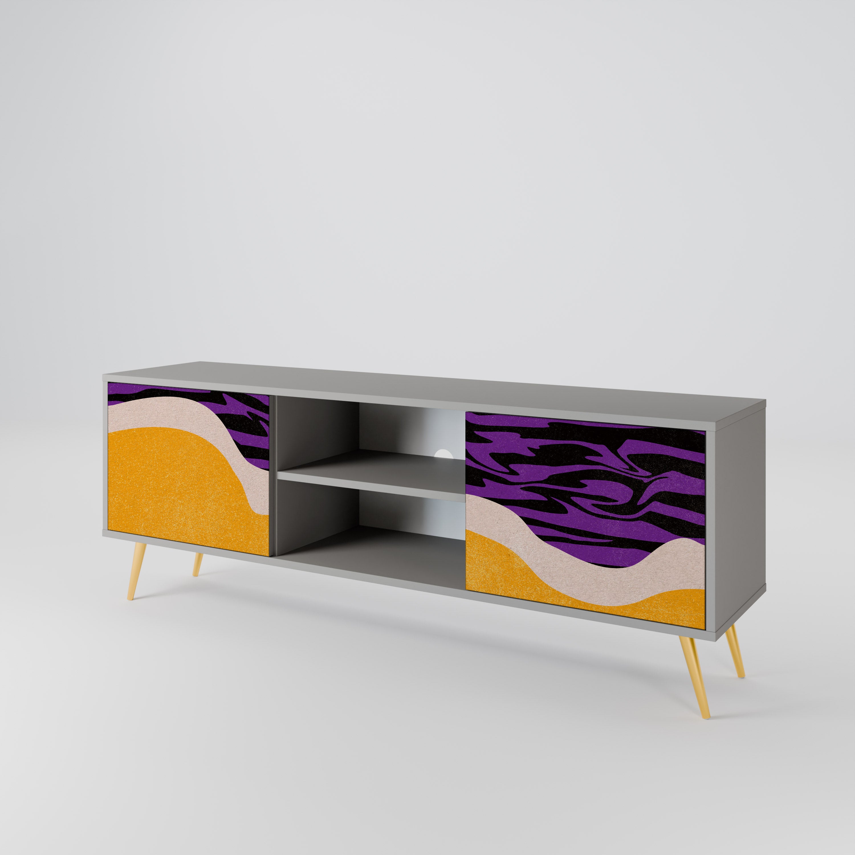 INDEPENDENT BORDER Έπιπλο τηλεόρασης 2-θυρών