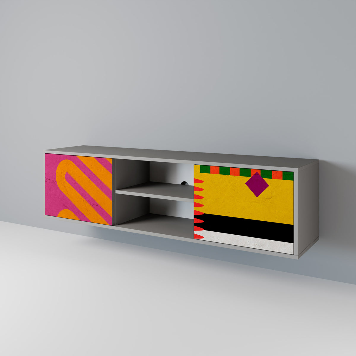 VIVID ART 2-Door TV Cabinet