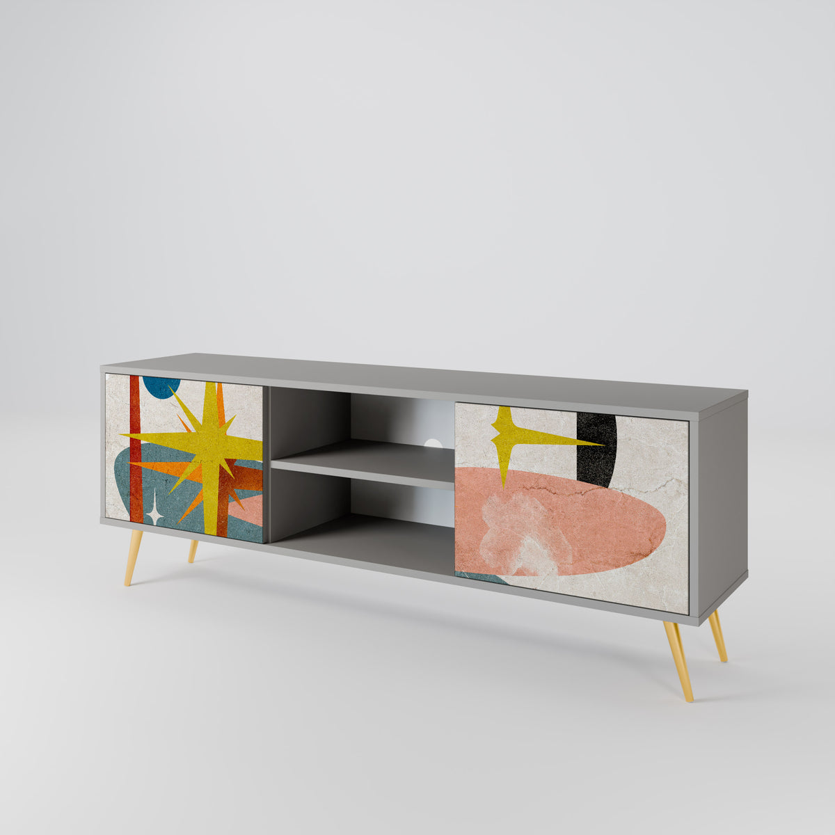 INTERSTELLAR VIBES 2-Door TV Cabinet
