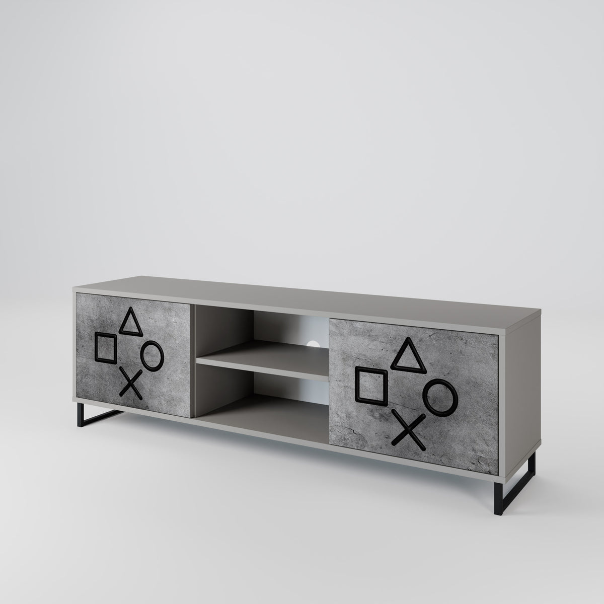GAMER CHOICE 2-Door TV Cabinet