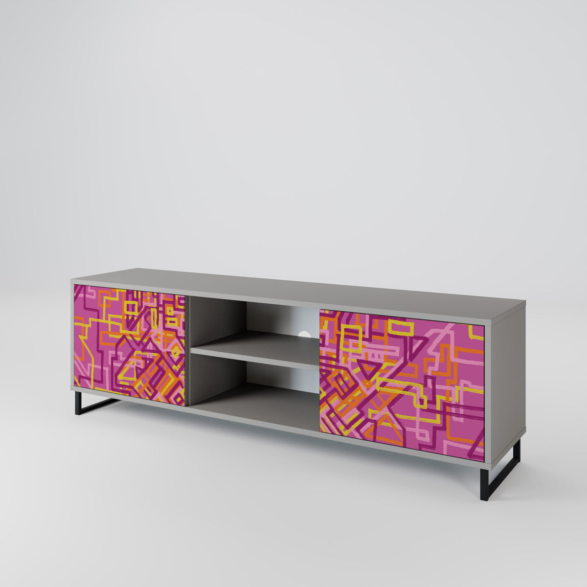 LOVELY MEMORIES 2-Door TV Cabinet