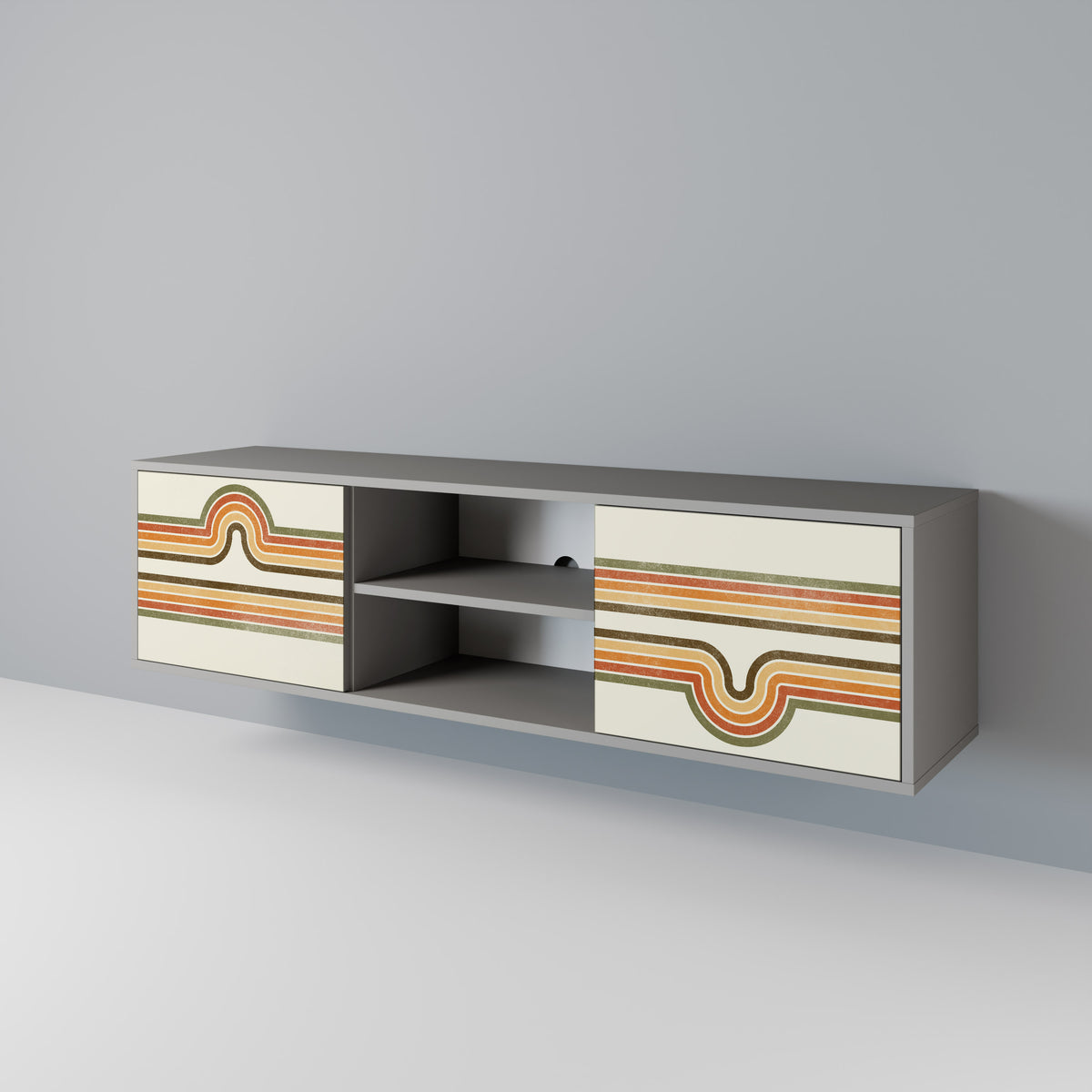 EXCEPTIONAL STREAM Έπιπλο τηλεόρασης 2-θυρών